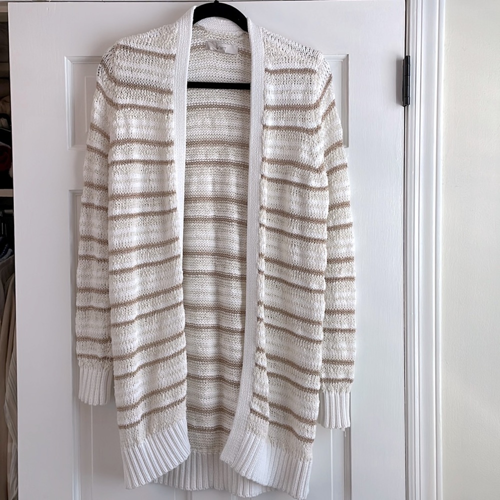 New without tags long open cardigan sweater from LOFT